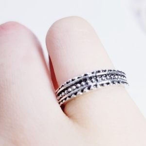 #U14 NEW Silver Knuckle Bohemian Midi Vintage Style Retro Boho Fashion Ring